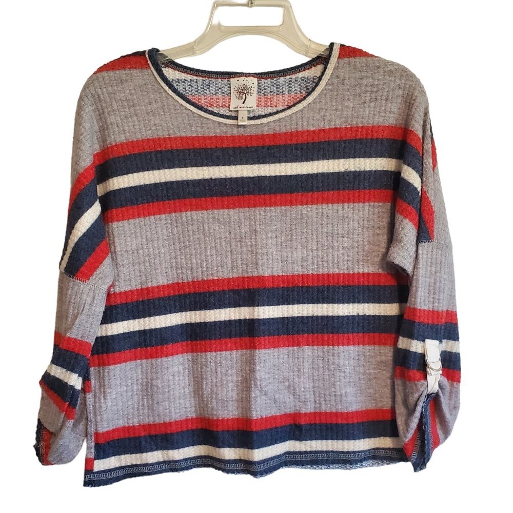 Self Esteem Waffle Knit Sweater